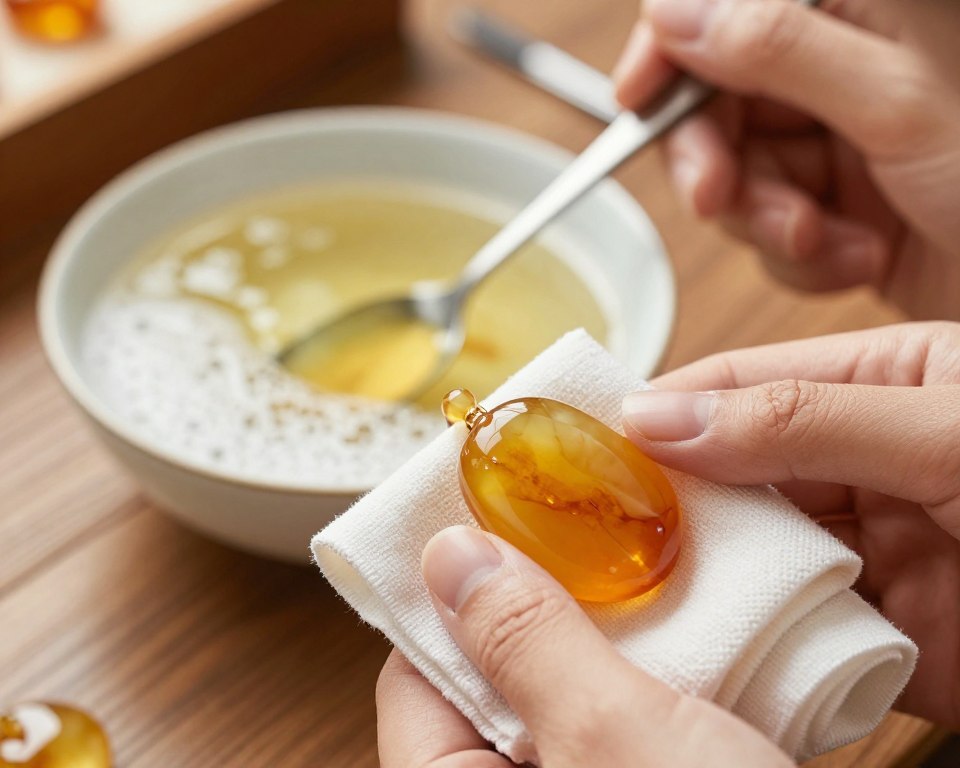 Jak czyścić i pielęgnować biżuterię z bursztynu