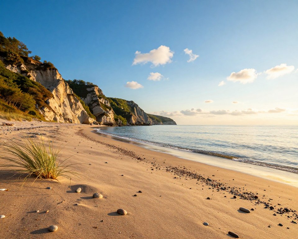 Plaża Orle na Wyspie Sobieszewskiej - dzika część wybrzeża